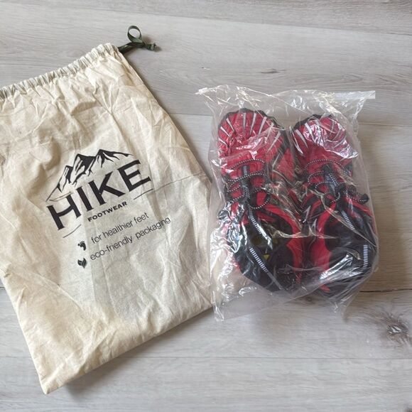 HIKE Barefoot Barekick Explorer Healthy&NonSlip Shoes(Unisex)size8.5 Blk/Red Nwt - Picture 7 of 11